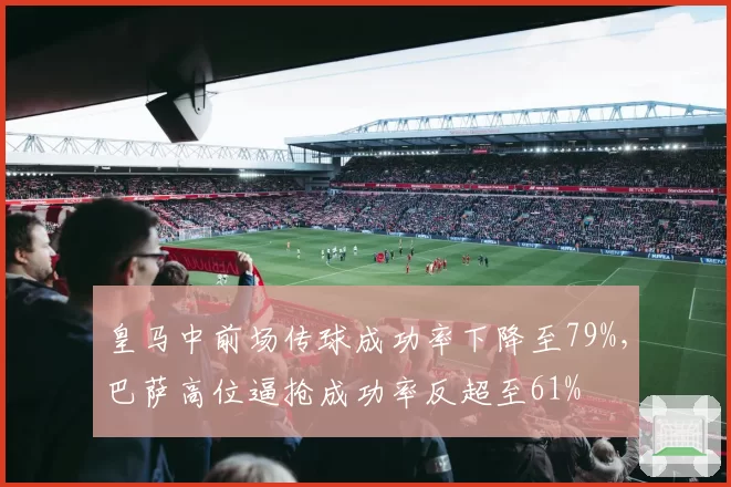 皇马中前场传球成功率下降至79%,巴萨高位逼抢成功率反超至61%
